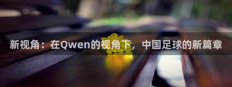 新视角：在Qwen的视角下，中国足球的新篇章